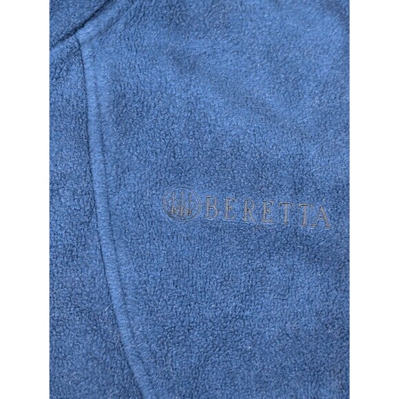 Beretta Jacket Mens XL Blue Full Zip Fleece Polartec Zip Pockets Modular System - Picture 6 of 12